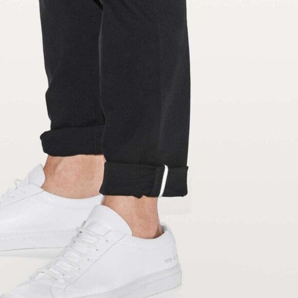 Lululemon ABC Pant Slim *Swift Cotton 32" Black - Picture 2 of 10